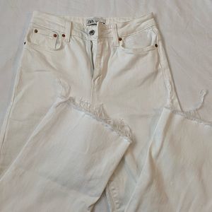 White Wide Leg Jeans